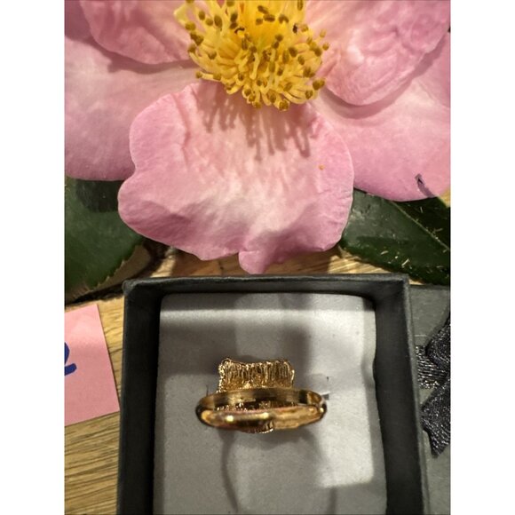 Adorable Hello Kitty Cat Kitten Silvertone Costume Adjustable Ring NEW w Box A12 - Picture 5 of 7